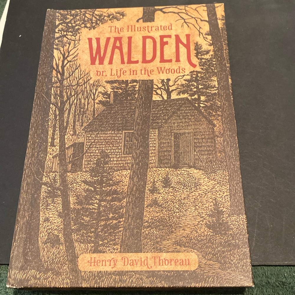 NWOT “The Illustrated Walden, Life in the Woods,” Henry David Thoreau, Hardcover